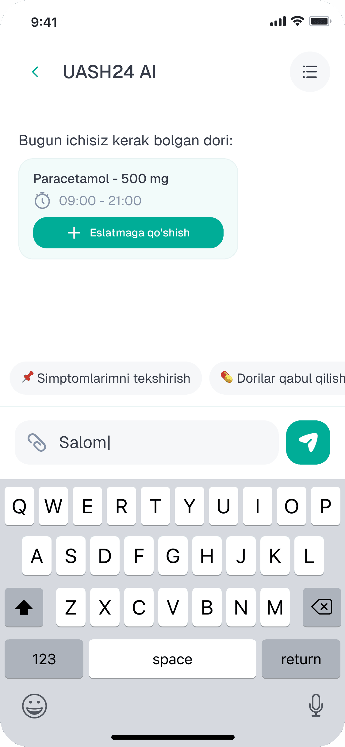 OkeyBo mobil ilovasida shaxsiy shifokor va telemeditsina 1